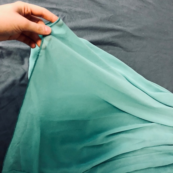 NWOT CHIFFON MAXI SKIRT , MINT - American Apparel - Picture 5 of 8